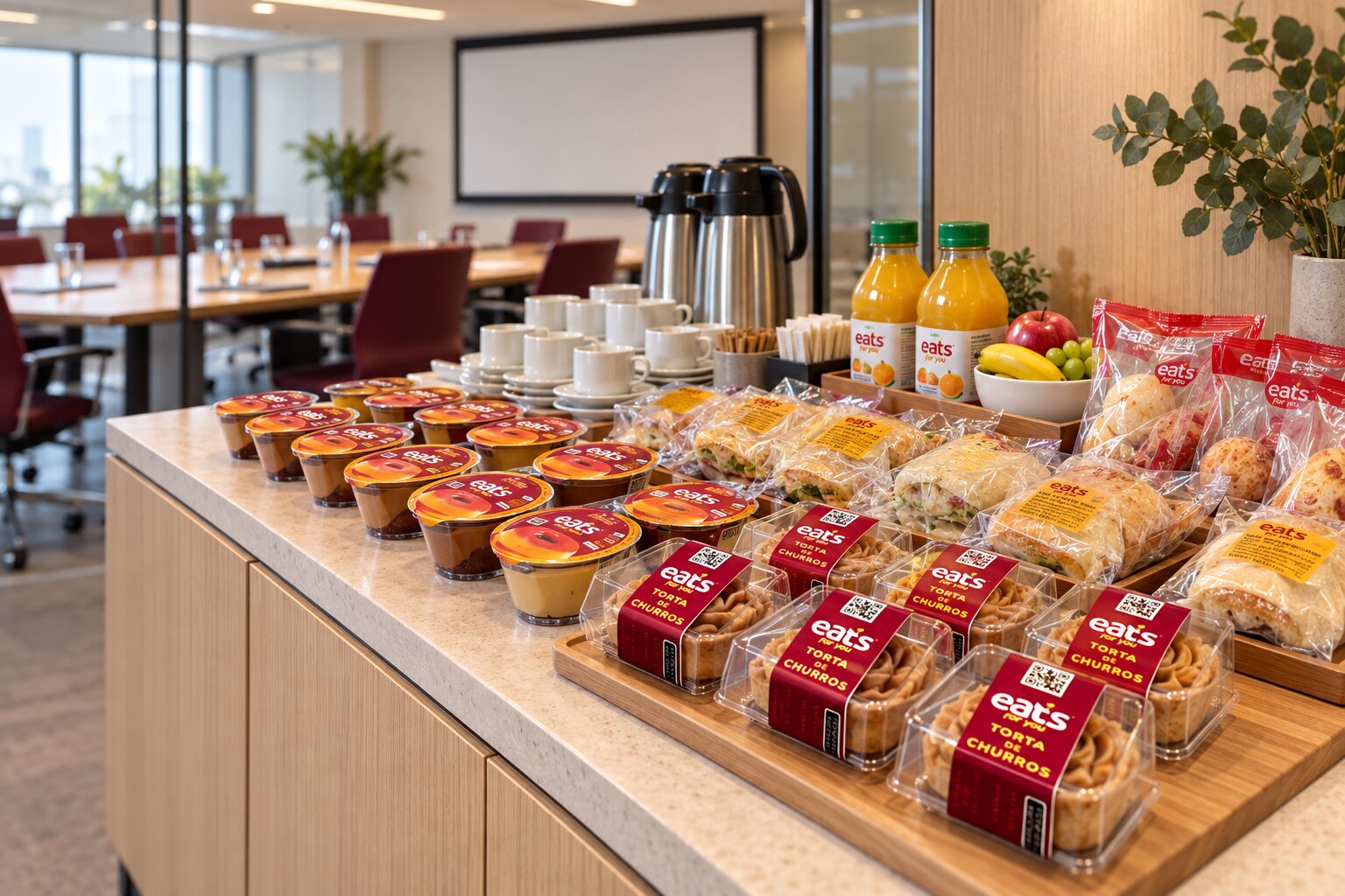 Kits de café da manhã e coffee break Eats For You